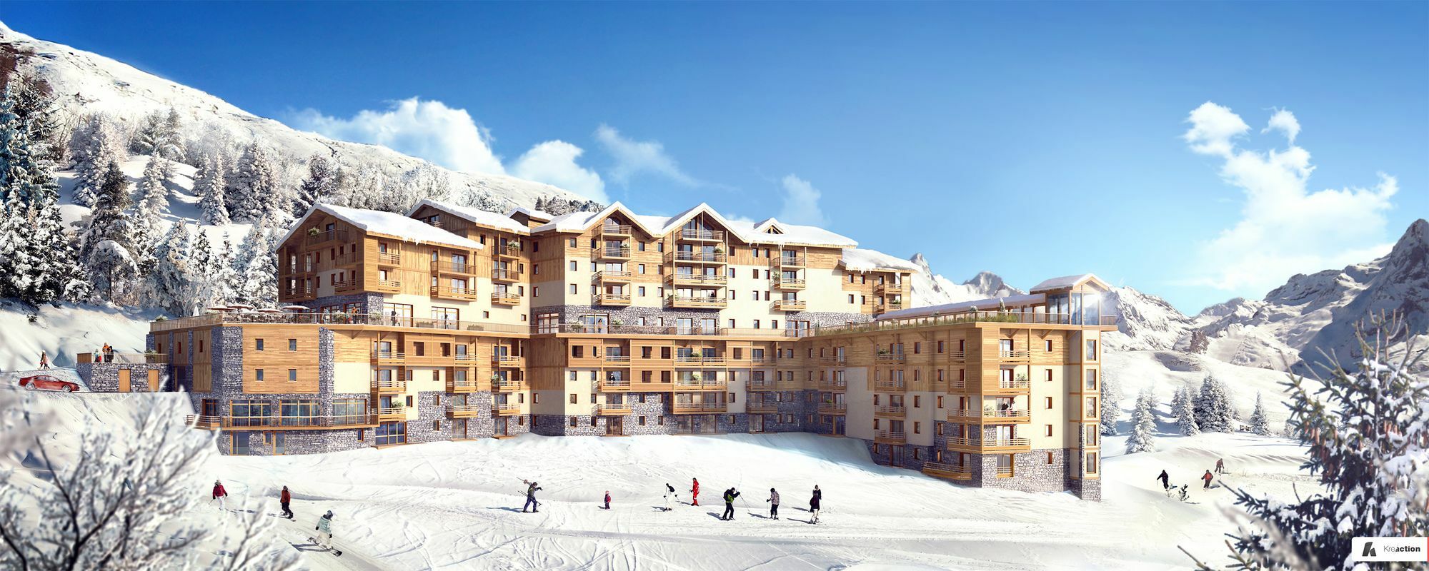 Residence Club Mmv Le Coeur Des Loges Сен-Мартен-де-Бельвиль Экстерьер фото